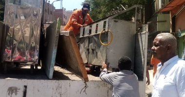 رفع 970 حالة إشغالات متنوعة بمدينة بنى سويف وضبط 400 مخالفة بقنا