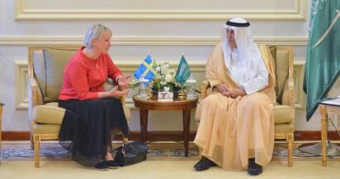وزير الخارجية السعودى يستقبل وزيرة الخارجية بمملكة السويد 