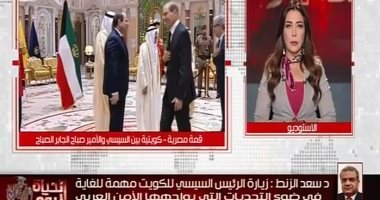 سعد الزنط: زيارة الرئيس السيسى للكويت تطرقت لحل الملف القطرى