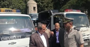 صور.. مدير أمن الغربية يقود حملة مرورية بطنطا