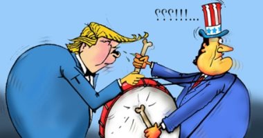 كاريكاتير الصحف الإماراتية.. أمريكا تدق طبول الحرب فى الشرق الأوسط