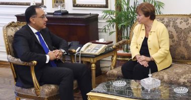 رئيس الوزراء يستقبل كريستالينا جورجيفا المرشحة لمنصب مدير عام صندوق النقد