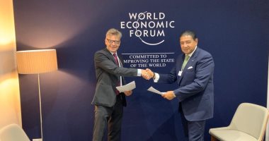 توقيع اتفاقية شراكة بين التجارى الدولى والمنتدى الاقتصادى العالمى