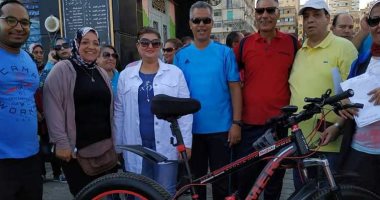 صور .. "الشباب والرياضة" بالإسكندرية تدشن مبادرة "صحتك فى رياضتك بدراجتك"