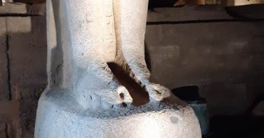 فيديو.. الآثار تطلق شارة البدء فى ترميم وتركيب تمثالين بالواجهة الغربية لمعبد الأقصر