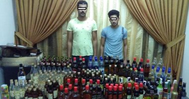 سقوط صاحب محل خمور وعامل لبيعهما مشروبات كحولية بدون تصريح فى مدينة نصر