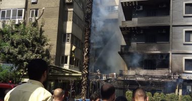 ندب الأدلة الجنائية لمعاينة حريق شقة سكنية بالسلام