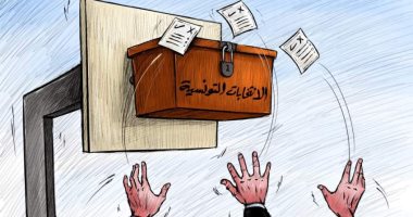 كاريكاتير الصحف الإماراتية.. القوى السياسة تتصارع على الفوز بالانتخابات التونسية