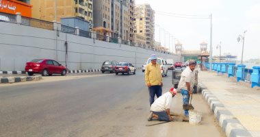  المنصورة تستعد للشتاء برفع كفاءة بلاعات صرف الأمطار