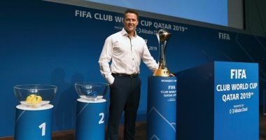 مايكل أوين يصل مقر حفل قرعة كأس العالم للاندية 2019