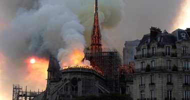 زى النهارده عام 2019.. حريق ضخم يلتهم كاتدرائية نوتردام بباريس