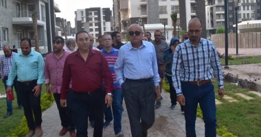 نائب رئيس "المجتمعات العمرانية"يتفقد المشروعات الجارى تنفيذها بمدينة الشروق