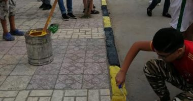 طلائع "الشباب و الرياضة " بالاسكندرية ينظمون حملات لتجميل الشوارع