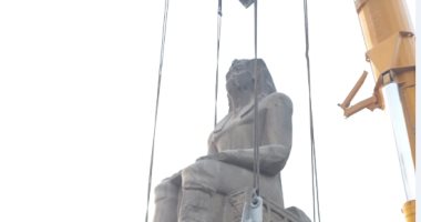 صور جديدة لرحلة 4 قطع أثرية من التحرير للمتحف المصرى الكبير