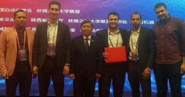 جامعة بنها تحصل على جائزة التميز فى مسابقة الروبوت العالمية بالصين