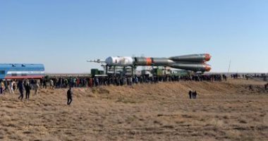 مركبة الفضاء التى تحمل الرائد الإماراتى تصل إلى منصة الإقلاع الفضائية بكازاخستان