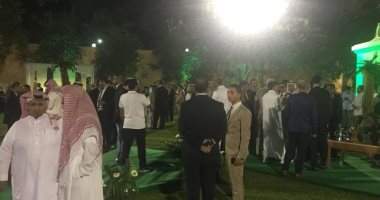 بدء احتفال السفارة السعودية باليوم الوطنى ال 89 للمملكة 