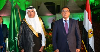 صور.. رئيس الوزراء يشارك بإحتفال باليوم الوطنى السعودى الـ89 بالسفارة السعودية