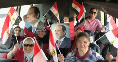فيديو وصور.. المصريون بأمريكا يتوجهون للأمم المتحدة لدعم وتأييد الرئيس السيسي