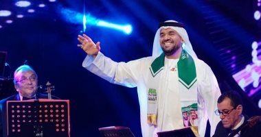 صور..حسين الجسمي يتألق فى الاحتفال بالعيد الوطني  للمملكة العربية السعودية 