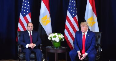 ترامب خلال لقاء الرئيس: الفوضي عمّت مصر وتوقفت بمجىء السيسى