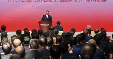 الرئيس الصينى يعلن افتتاح مطار بكين داشينج الدولى