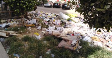 قارئ يشكو تراكم القمامة بشارع المدينة بمصر الجديدة