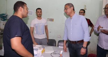 صور.. محافظ سوهاج يقيل مديرى الإدارة الصحية ومستشفى المنشأة