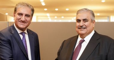 وزير الخارجية البحرينى يجتمع مع نظيره الباكستانى