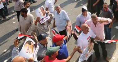 مواطنون يحتشدون لتأييد الرئيس بإمبابة والبدرشين وأوسيم ومنيل شيحة
