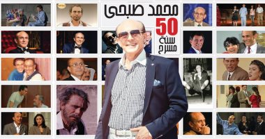 محمد صبحى يحتفل باليوبيل الذهبى لإنشاء فرقته ويجهز 4 عروض مسرحية
