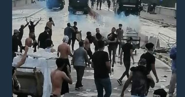 إصابة 5 عراقيين خلال مظاهرة تطالب بتوفير فرص عمل فى منطقة الزعفرانية ببغداد