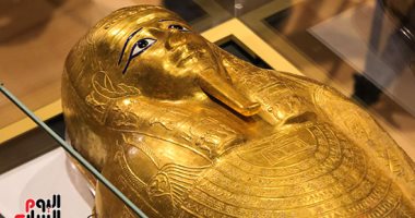 التابوت الذهبى" نجم عنخ" يعود من امريكا ويزين متحف الحضارة