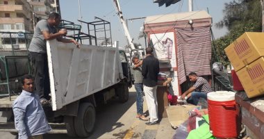 صور.. رفع 471 حالة إشغال متنوعة فى حملة بشوارع مدينة بنى سويف