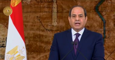 السيسى: السادات كان قائداً وطنياً وعبقريا.. والمصريون قادرون على مواصلة الانتصار.. فيديو