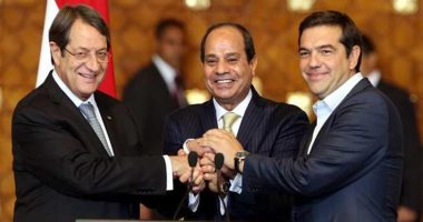 الرئيس القبرصى ورئيس وزراء اليونان يغادران القاهرة عقب القمة الثلاثية