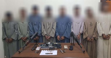 ضبط لصوص بسوهاج ارتكبوا 7 جرائم سرقة وبحوزتهم أسلحة