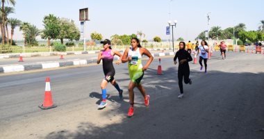 سباقات الركض بالبطولة العربية والإفريقية للداوثلون بالأقصر