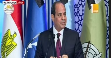 الرئيس السيسي: بقوة الجيش المصرى لا يستطيع أحد التدخل فى الدولة المصرية