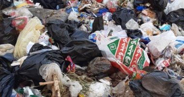 شكوى من انتشار القمامة بجوار مدرسة بالمرج