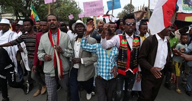 صور.. احتفالية فى أثيوبيا بفوز رئيس وزراء البلاد بجائزة نوبل للسلام 