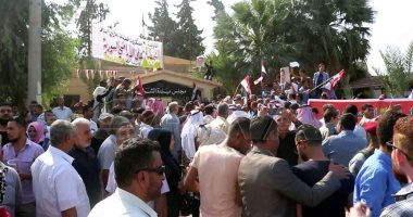  صور ..سوريون يتظاهرون ضد العدوان التركى وقتل المدنيين 