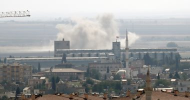 استمرار العدوان التركى العنيف على مدينة رأس العين السورية لليوم الثامن