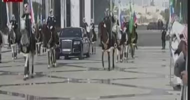 مراسم استقبال رسمية للرئيس الروسى بقصر اليمامة فى الرياض