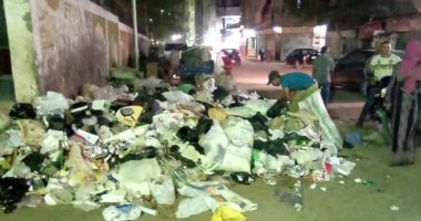 شكوى تراكم القمامة بجوار مدرسة نجيب محفوظ بمساكن فيصل