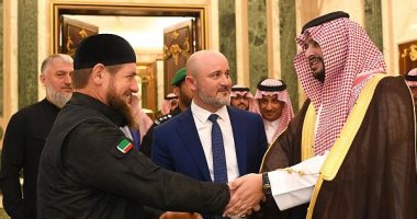 الأمير تركى بن محمد بن فهد يستقبل رئيس جمهورية الشيشان
