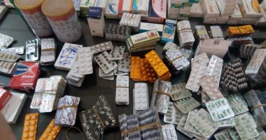 ضبط 70 صنف أدوية غير مسجلة بوزارة الصحة ومحظور تداولها داخل صيدليات فى الدقهلية 