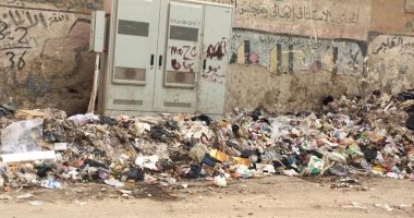 انتشار القمامة بجانب مدرسة الأنصار بشارع منشية التحرير