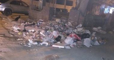 انتشار القمامة بشارع رئيسى بميدان لبنان بالمهندسين ..صورة 
