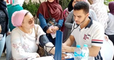 صور.. جامعة القاهرة تطلق حملة "صحتك يا شباب"